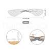 SUNNYCLUE 100Pcs Polyester Fabric Wings Crafts Decoration FIND-SC0002-04-2