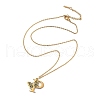 PVD Vacuum Plating 201 Stainless Steel Necklaces NJEW-R267-01P-G-2