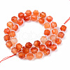 Natural Carnelian Beads Strands G-R482-18-8mm-2