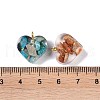 Epoxy Resin Dyed Synthetic Imperial Jasper Pendants G-P529-03G-3