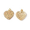 Rack Plating Brass Pendants KK-D087-23G-1