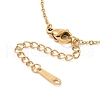 Ion Plating(IP) 304 Stainless Steel Interlocking Heart Pendant Necklace for Women NJEW-A004-29G-3