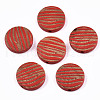 Painted Natural Wood Beads WOOD-T021-50B-04-1