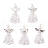 ABS Plastic Imitation Pearl Pendants PALLOY-JF03730-1