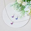 HOBBIESAY 20Pcs 201 Stainless Steel Bunny Pendants STAS-HY0001-02RC-4