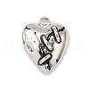 Tibetan Style Alloy Pendants FIND-U030-18AS-1