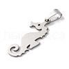 201 Stainless Steel Pendants STAS-Q342-35P-2