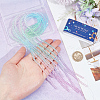 SUNNYCLUE 10 Strands Transparent Gradient Color Glass Beads Strands GLAA-SC0002-04C-3