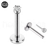 G23 Titanium Threadless Labrets WG192F4-09-1