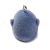 Flocky Resin Pendants FIND-S001-11A-2