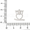 201 Stainless Steel Pendants STAS-F316-06P-06-3