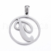 304 Stainless Steel Pendants STAS-K162-052P-2