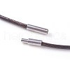 Waxed Polyester Cord Necklace Making MAK-I011-05-A-03-2