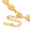 304 Stainless Steel Bar Link Chain Anklets AJEW-Z033-01G-3