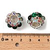 Sparkling Acrylic Rhinestone Round Beads OACR-NH0002-01A-06-3