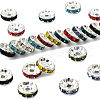 Brass Rhinestone Spacer Beads RB-A014-Z10mm-S-1