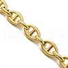 Ion Plating(IP) 304 Stainless Steel Oval Link Chain Bracelets BJEW-D030-11B-G-2