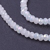 Faceted Electroplate Glass Rondelle Bead Strands X-EGLA-R048-2mm-36-1