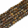 Natural Tiger Eye Beads Strands G-S300-02-3mm-1