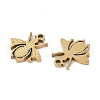 Ion Plating(IP) 304 Stainless Steel Charms STAS-M080-13G-02-2