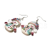 Snowman Acrylic & Alloy Dangle Earrings WG13ED8-01-2