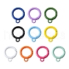 10Pcs Spray Painted Alloy Spring Gate Rings FIND-YW0001-63-1