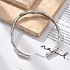 304 Stainless Steel Hinged Bangles for Women BJEW-B108-04P-3