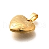 304 Stainless Steel Pendants STAS-B079-04G-01-2