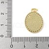 Brass Micro Pave Cubic Zirconia Pendants KK-P294-08G-3