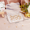 Beebeecraft 30Pcs Brass Tube Bails KK-BBC0001-56-7