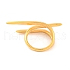 Ion Plating(IP) 304 Stainless Steel Cuff Finger Rings for Women RJEW-S414-57B-G-3