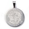 Non-Tarnish 304 Stainless Steel Pendants STAS-C062-05P-1