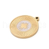 304 Stainless Steel Enamel Pendants STAS-I325-055G-01-2