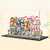 Transparent Plastic Minifigure Display Cases ODIS-WH0029-72A-5