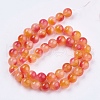 Two Tone Natural Jade Bead Strands X-G-R165-8mm-06-2