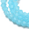 Imitation Jade Glass Beads Strands GLAA-F029-J4mm-03-3
