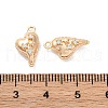 Brass Micro Pave Cubic Zirconia Pendants KK-D288-01G-3