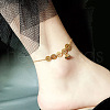Stainless Steel Charm Anklets for Women WG18C2B-22-1