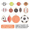 ARRICRAFT Sports Theme DIY Jewelry Making Findings Kits DIY-AR0003-70-2
