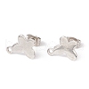 Non-Tarnish 201 Stainless Steel Stud Earring Findings EJEW-A071-17P-1