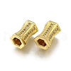 Brass Micro Pave Clear Cubic Zirconia European Beads ZIRC-I070-072G-2