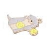 Alloy Enamel Pendants ENAM-C027-01C-02-2