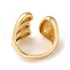 Rack Plating Brass Open Cuff Rings RJEW-M162-14G-3