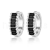 Cubic Zirconia Hoop Earrings DI7487-11-1