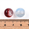 Two Tone Transparent Resin Beads RESI-N042-12mm-07-3