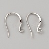 Brass Micro Pave Clear Cubic Zirconia Earring Hooks KK-WH0038-44P-2