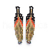 MIYUKI & TOHO Handmade Japanese Seed Beads Pendants SEED-A027-C03-2