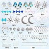 SUNNYCLUE Alloy Moon and Sun Pendant Decoration Making Kits DIY-SC0020-15-2