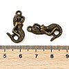 Alloy Metal 3D Mermaid Pendants PALLOY-2458-AB-FF-2