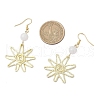 Alloy Mixed Stone Dangle Earrings EJEW-JE06425-5